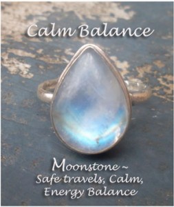Moonstone-Ring, Cristy Nix with Stone Blessings