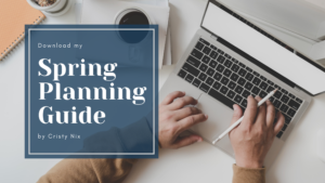 spring planning guide banner